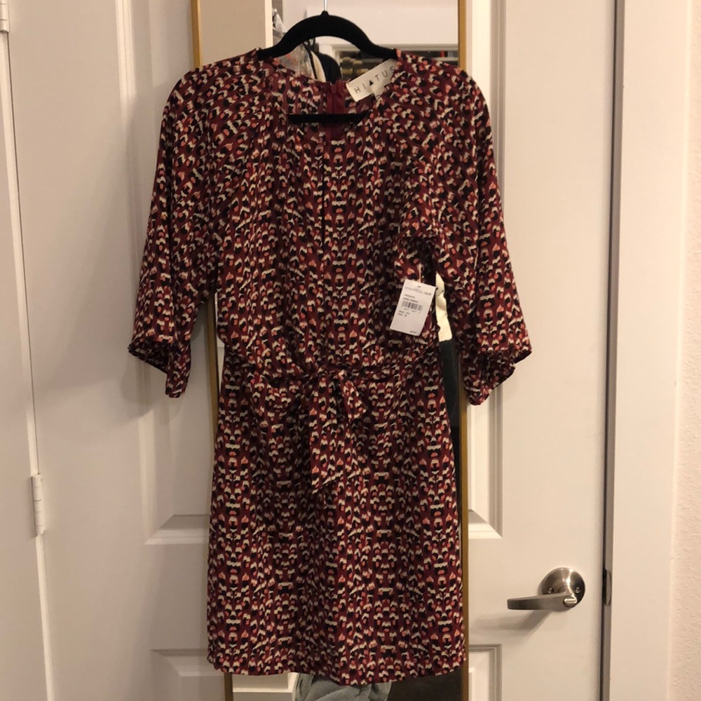 Super cute tie front dress
